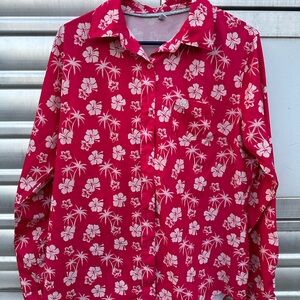 Large Cinch Hawaiian Arena flex rodeo shirt